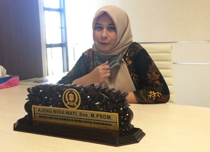 Teks foto: Ajeng Wira Wati/RMOLJatim
