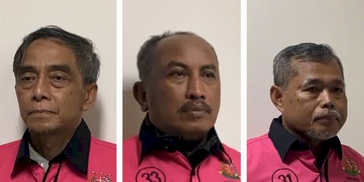Kolase tiga hakim yang menjadi tersangka suap dalam kasus ekspor minyak kelapa sawit mentah (Crude Palm Oil/CPO)/Ist