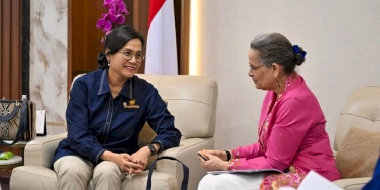 Menteri Keuangan Sri Mulyani Indrawati dan Duta Besar Amerika Serikat untuk Indonesia, Kamala Shirin Lakhdhir/Ist