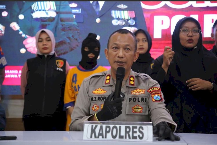 Press release kasus pembuangan bayi di kabupaten Madiun/ist.