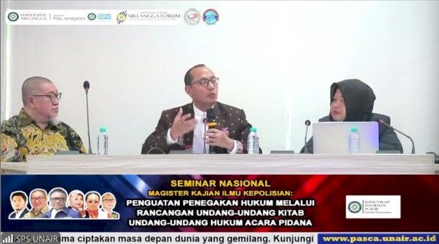 Airlangga Forum membedah Rancangan Undang-Undang (RUU) Kitab Undang-Undang Hukum Acara Pidana (KUHAP).