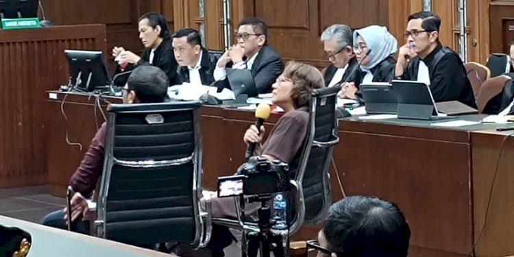 Saksi Agustiani Tio Fridelina di Pengadilan Negeri Jakarta Pusat, Kamis, 24 April 2025/RMOL