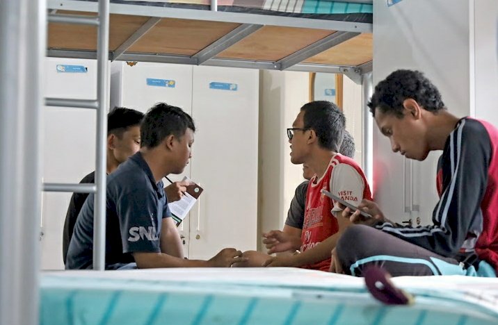 Teks foto: Siswa yang mengikuti program 1 Keluarga Miskin 1 Sarjana/ist   