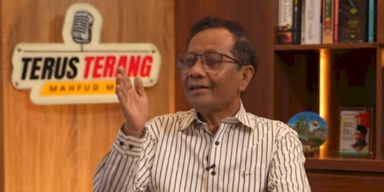 Mantan Menteri Koordinator Bidang Politik, Hukum, dan Keamanan (Menko Polhukam), Prof Mahfud MD/Repro 