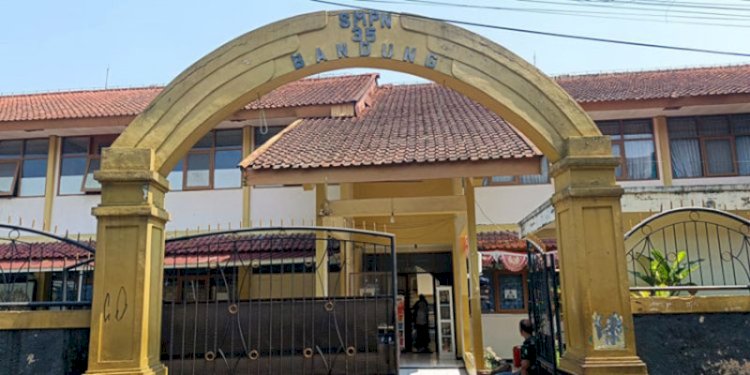 Gedung SMPN 35 Bandung/RMOLJabar