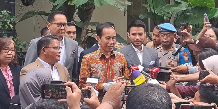 Presiden ke-7 RI, Joko Widodo (Jokowi) di Polda Metro Jaya, Jakarta Selatan pada Rabu, 30 April 2025/RMOL