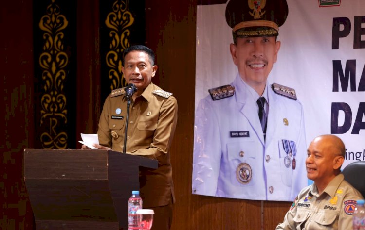 Wali Kota Malang, Dr. Ir. Wahyu Hidayat,MM saat memberikan sambutan/Ist   