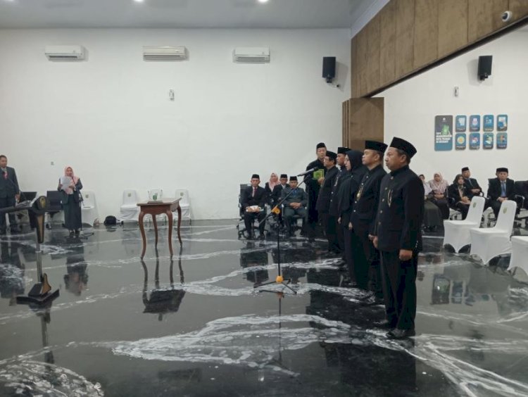  Pengambilan sumpah jabatan oleh Wali Kota Madiun/ist.