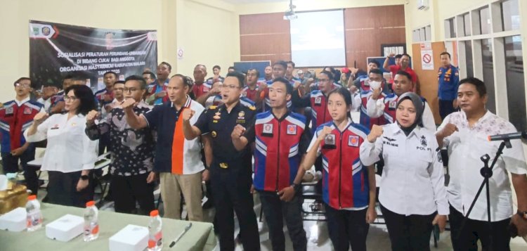 Kegiatan Sosialisasi Perundang-Undangan di Bidang Cukai ke Ormas oleh Satpol-PP Kabupaten Malang/RMOLJatim