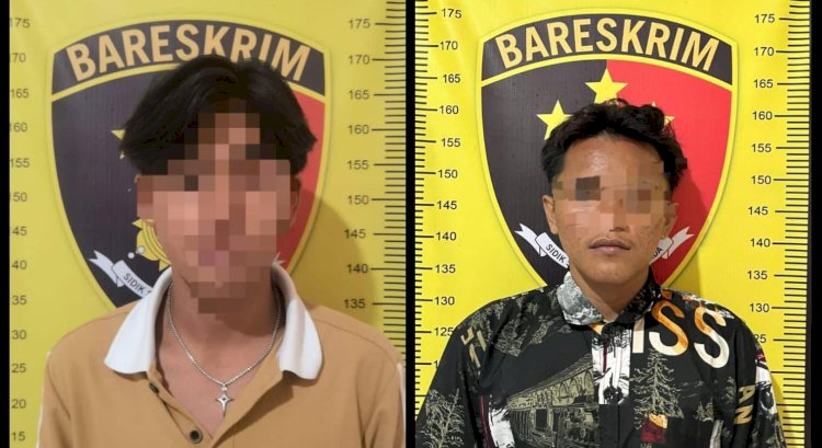 Dua pelaku yang diamankan 