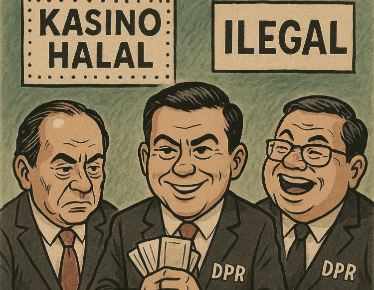 Ilustrasi kasino halal