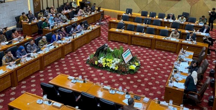 Menteri Kesehatan RI Budi Gunadi Sadikin rapat kerja bersama Komisi IX DPR RI/RMOL