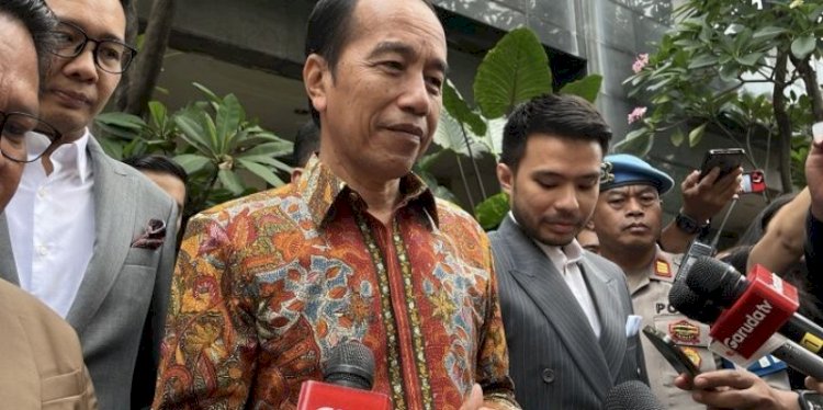 Presiden ke-7 RI Joko Widodo alias Jokowi di Polda Metro Jaya/Ist