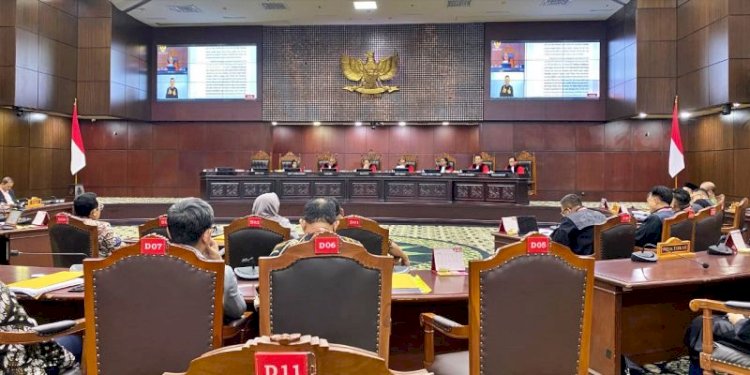 Sidang MK soal perselisihan hasil Pilkada 2024/Ist