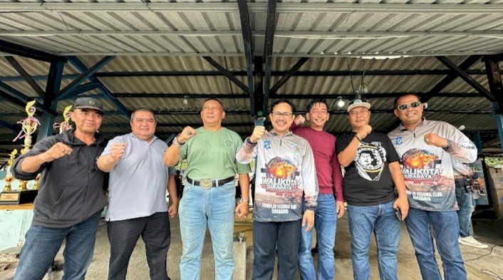 Ikhsan di acara Wali Kota Surabaya Fishing Championship/ist