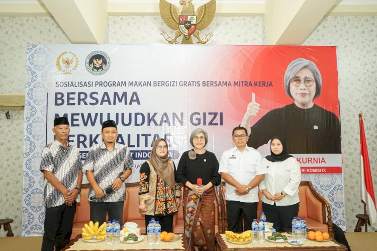 Sosialisasi makan bergizi gratis di Sukolilo Surabaya/ ist