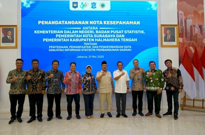 MoU Pemkot Surabaya dengan Kemendagri dan BPS/ist
