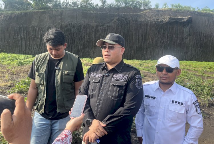 Komisi III DPRD Kabupaten Probolinggo saat sidak di lokasi Tambang di Pamatan/RMOLJatim
