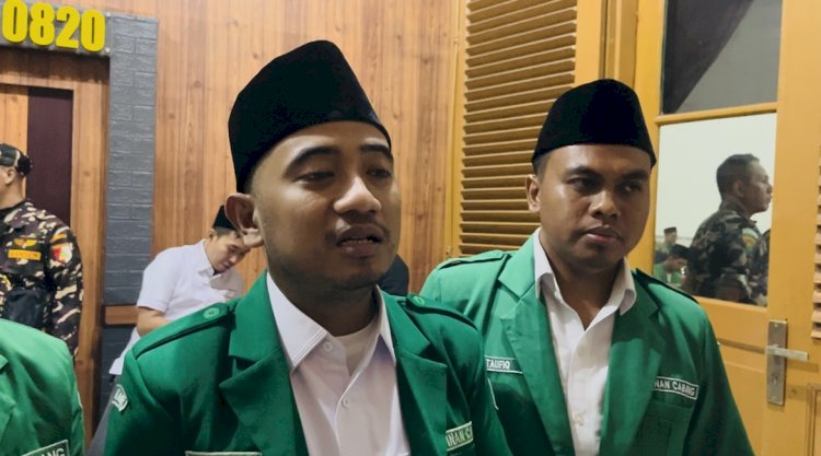 Ketua Ansor Kota Probolinggo, Salamul Huda saat sosialisasi Patriot Ketahanan Pangan/Ist